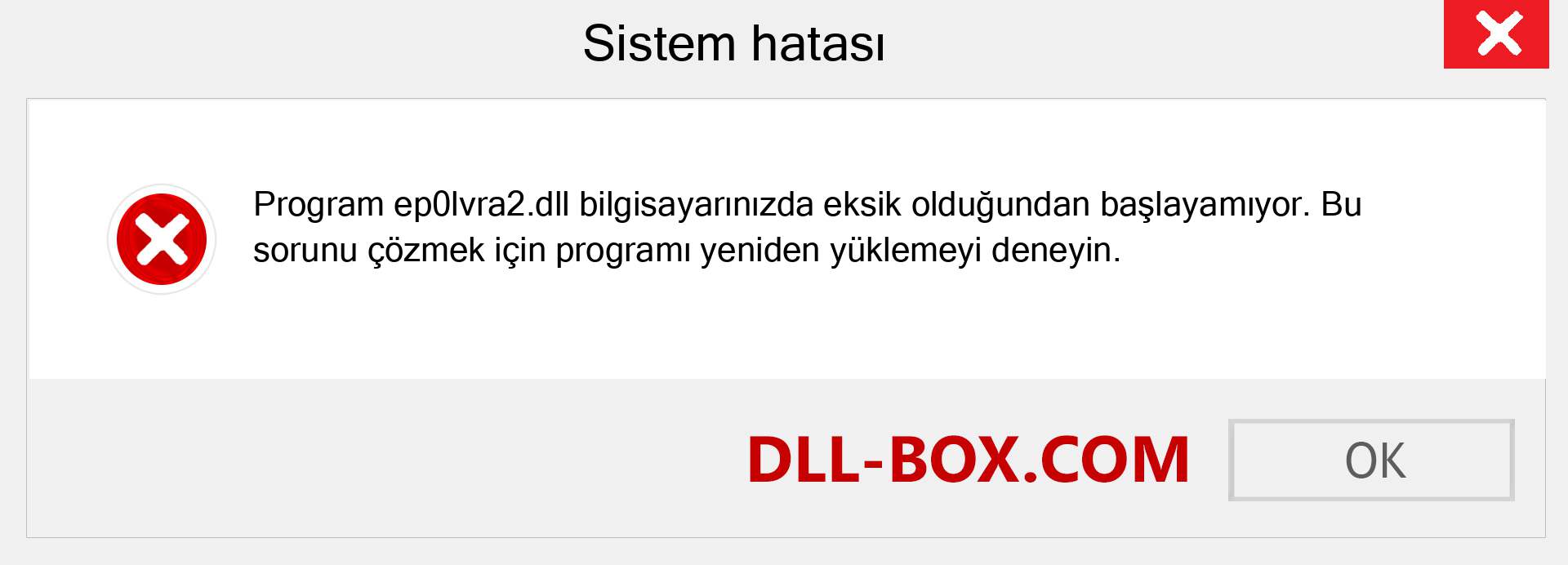 ep0lvra2.dll dosyası eksik mi? Windows 7, 8, 10 için İndirin - Windows'ta ep0lvra2 dll Eksik Hatasını Düzeltin, fotoğraflar, resimler